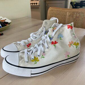 New Floral High top Chuck Taylor Converse